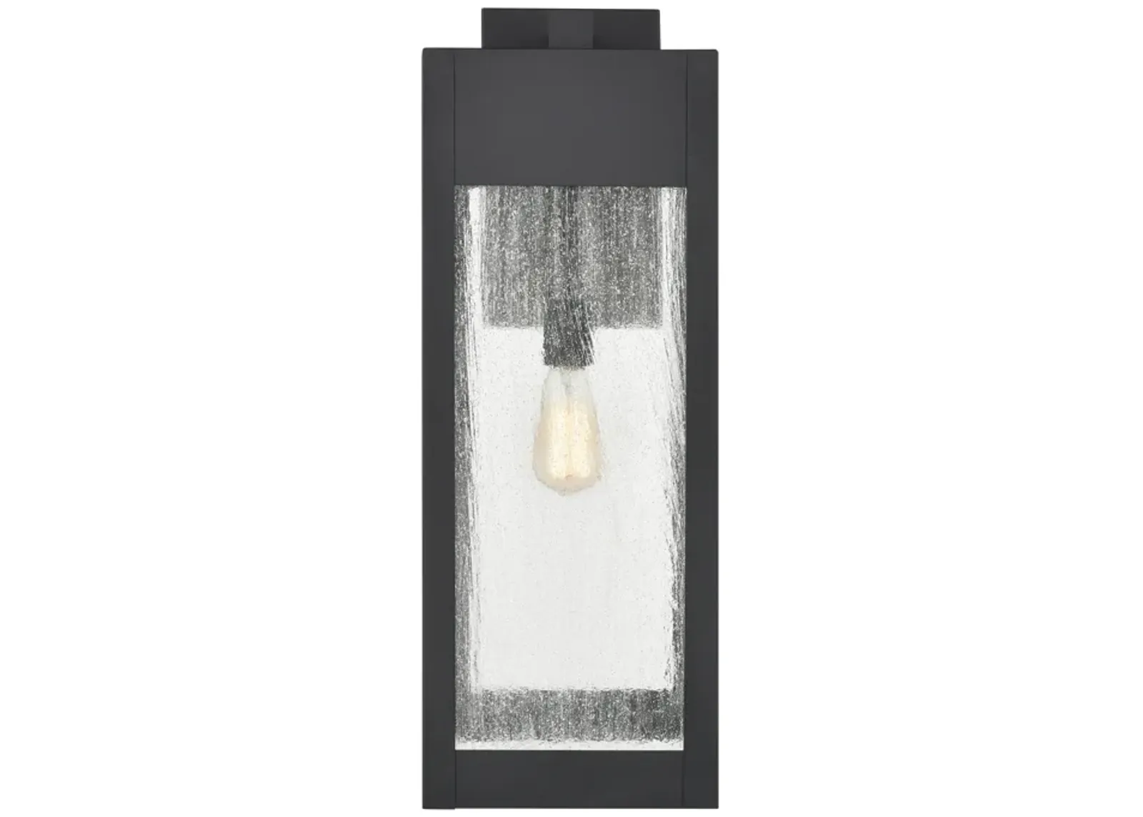 Angus 26" High 1-Light Outdoor Sconce - Charcoal