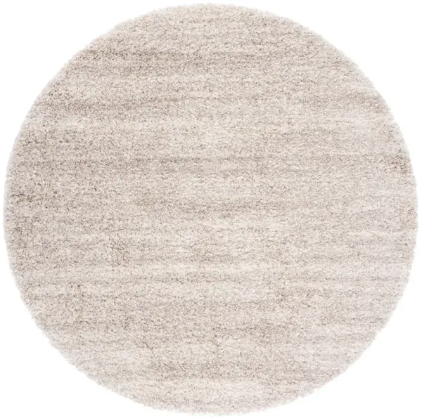 HUDSON SHAG 295 IVORY  8' x 8' Round Round Rug