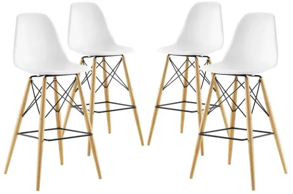 Pyramid Dining Side Bar Stool Set of 4