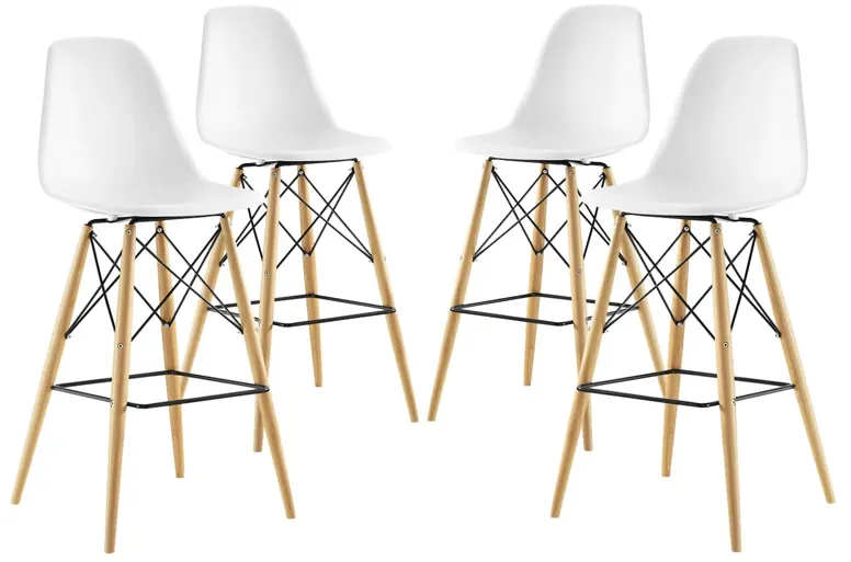 Pyramid Dining Side Bar Stool Set of 4