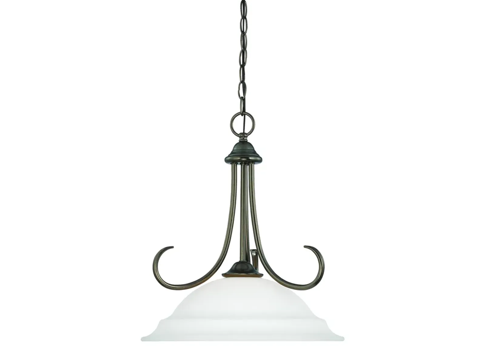 Bella 16" Wide 1-Light Pendant - Oiled Bronze