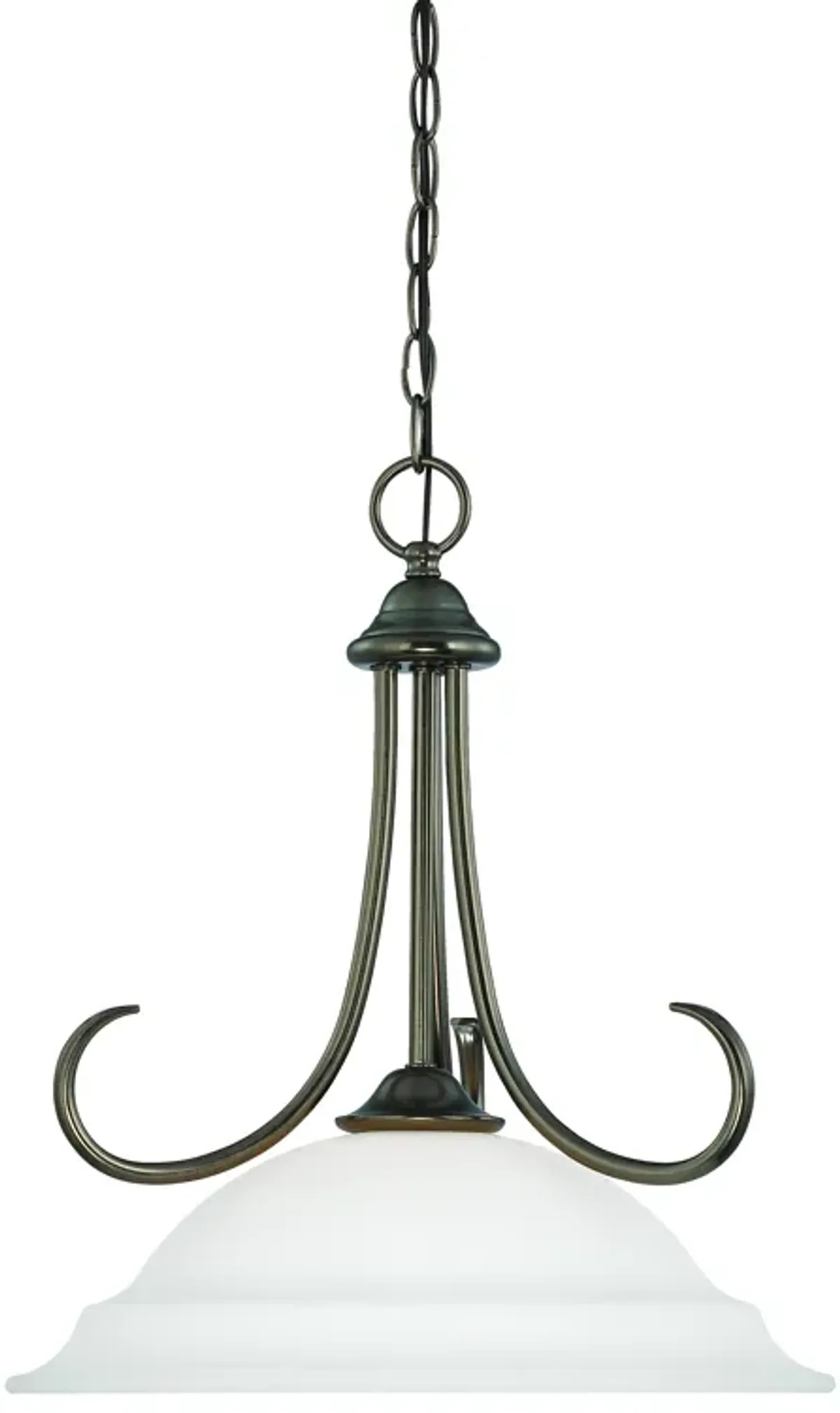 Bella 16" Wide 1-Light Pendant - Oiled Bronze