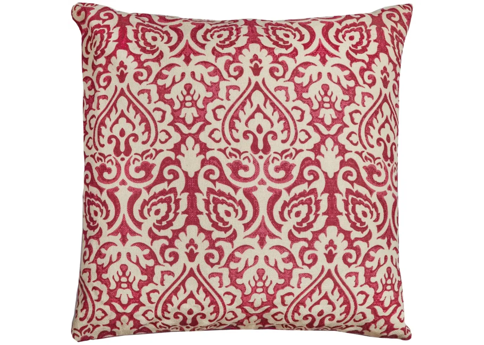 Damask Red Pillow