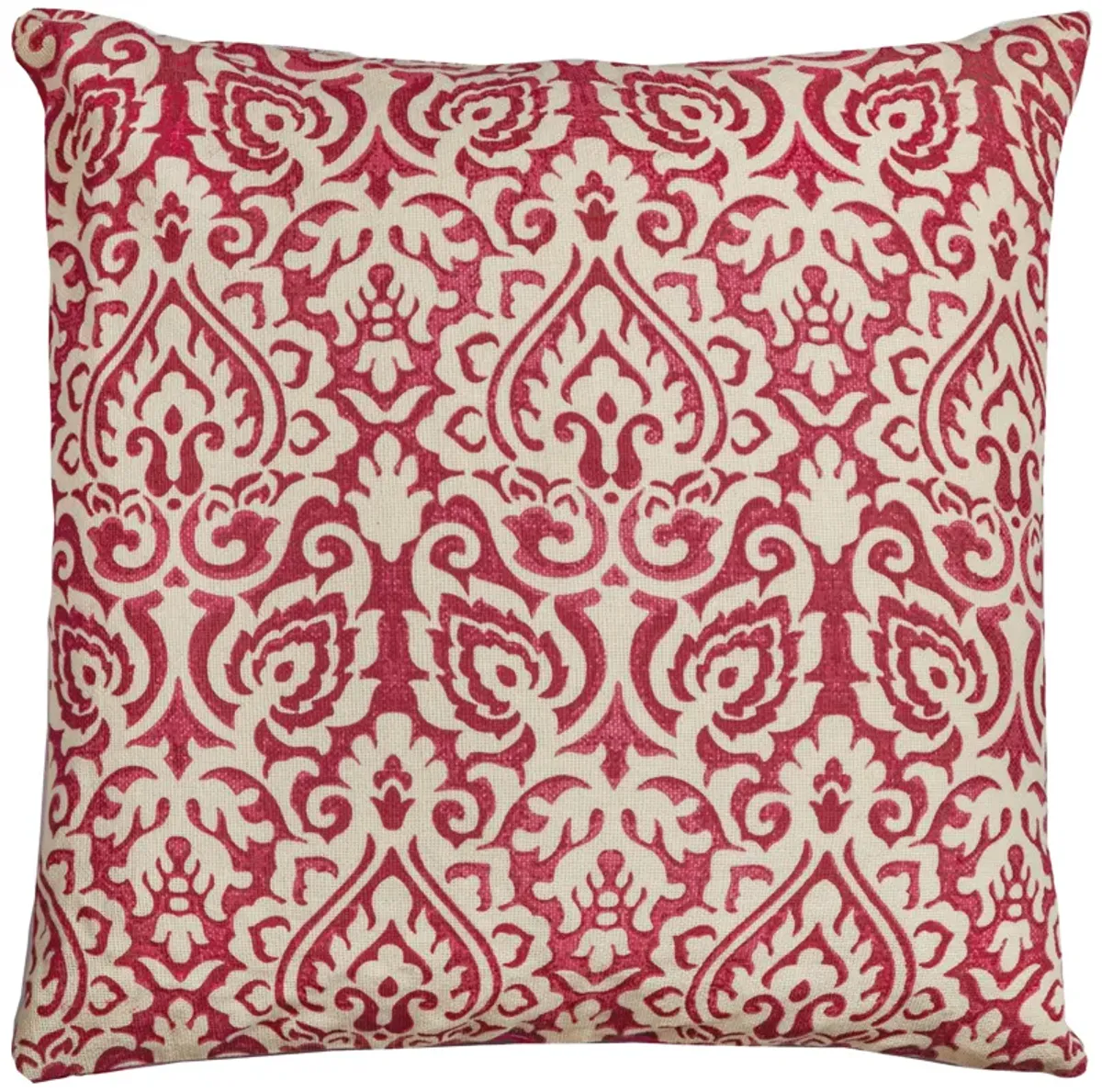 Damask Red Pillow