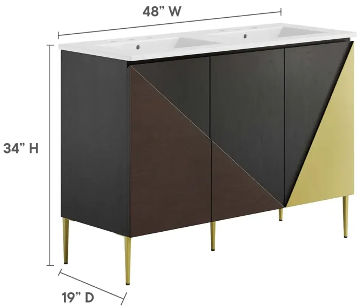 Alchemist 48" Double Sink Bathroom Vanity