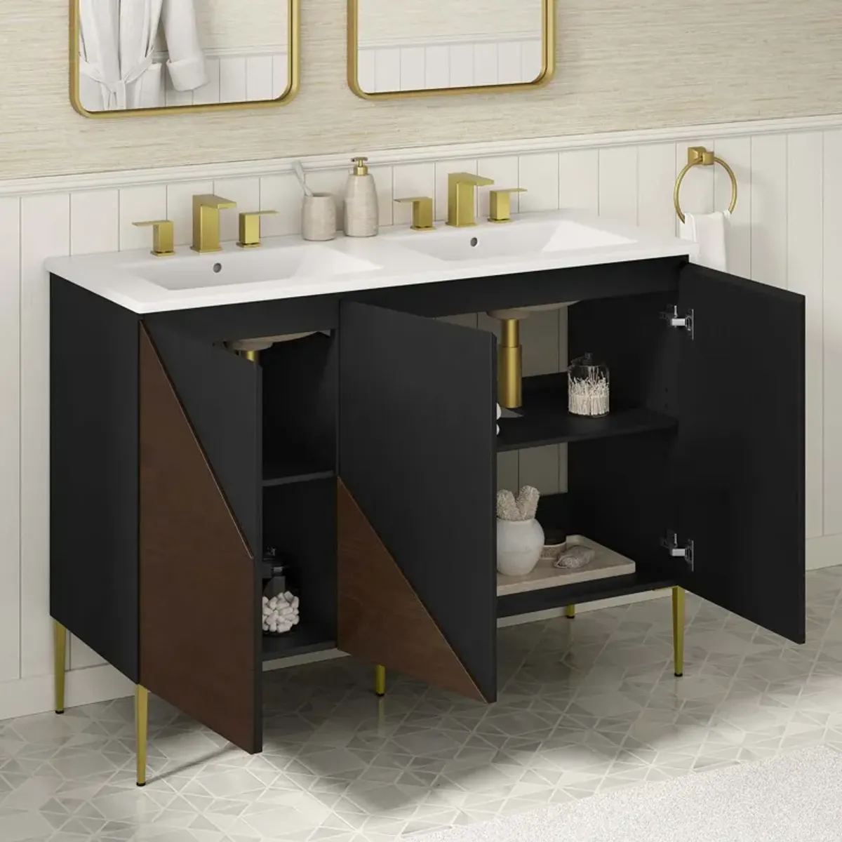 Alchemist 48" Double Sink Bathroom Vanity