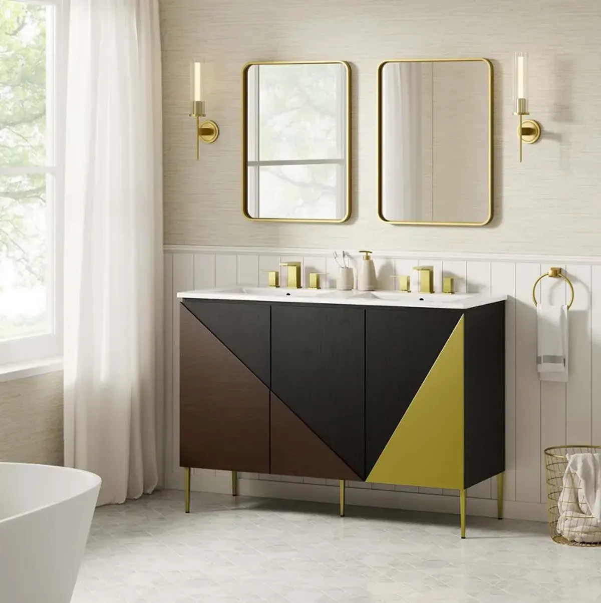 Alchemist 48" Double Sink Bathroom Vanity