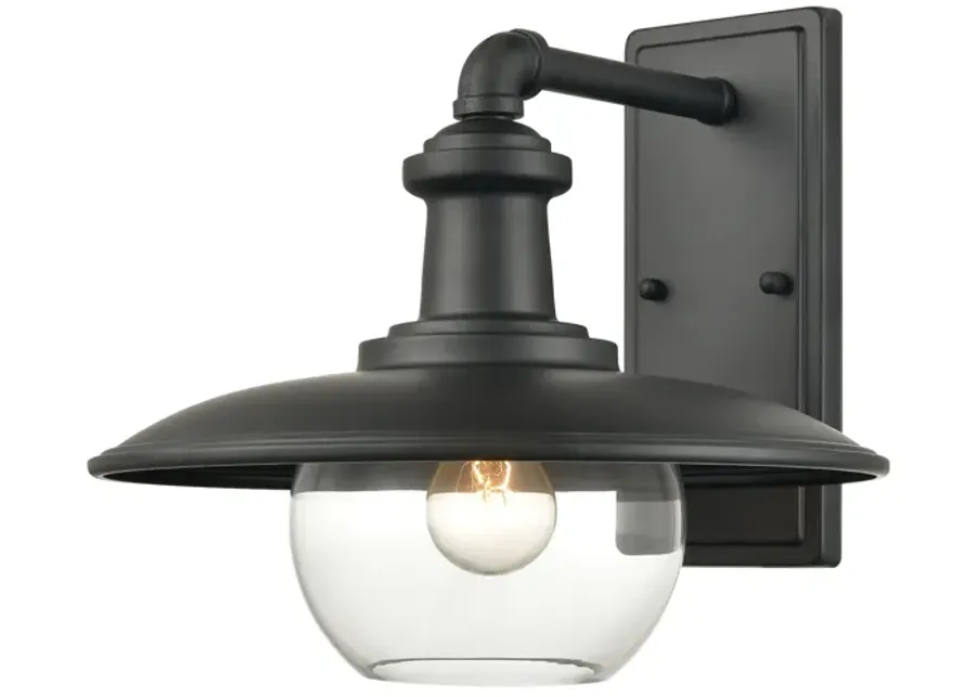 Jackson 12" High 1-Light Outdoor Sconce - Matte Black