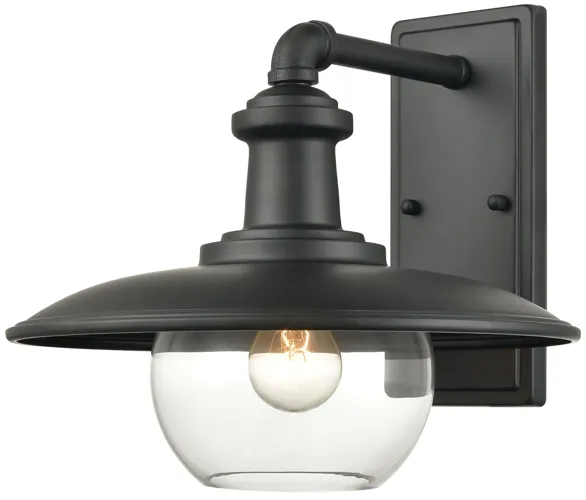 Jackson 12" High 1-Light Outdoor Sconce - Matte Black