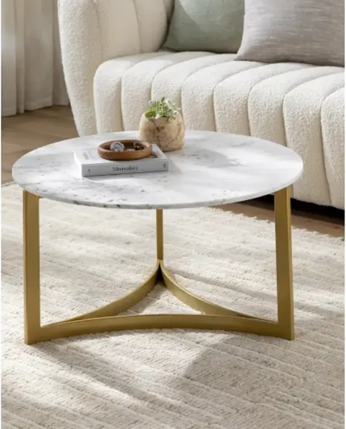 Lismore LIS-001 17"H x 32"W x 32"D Coffee Table