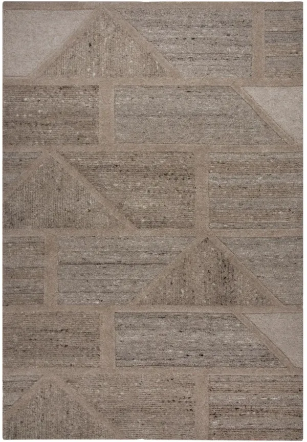 Lofton Hand Tufted Cut and Loop 5' x 8' Rug