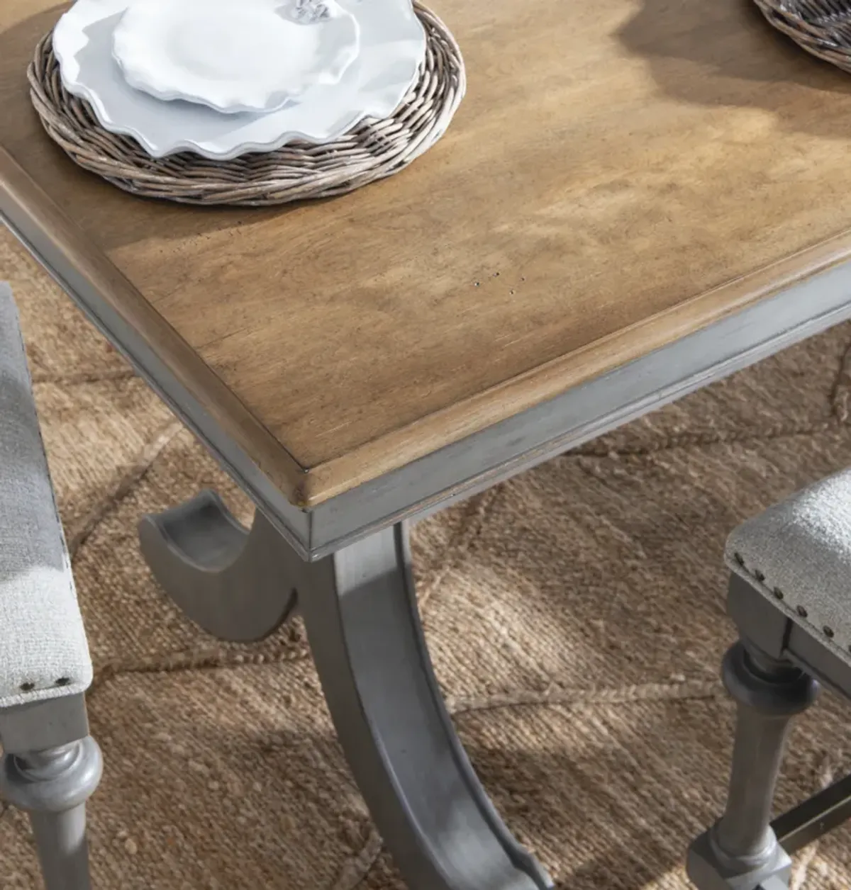 Kingston (Sandalwood Brown + Tweed Gray) Table