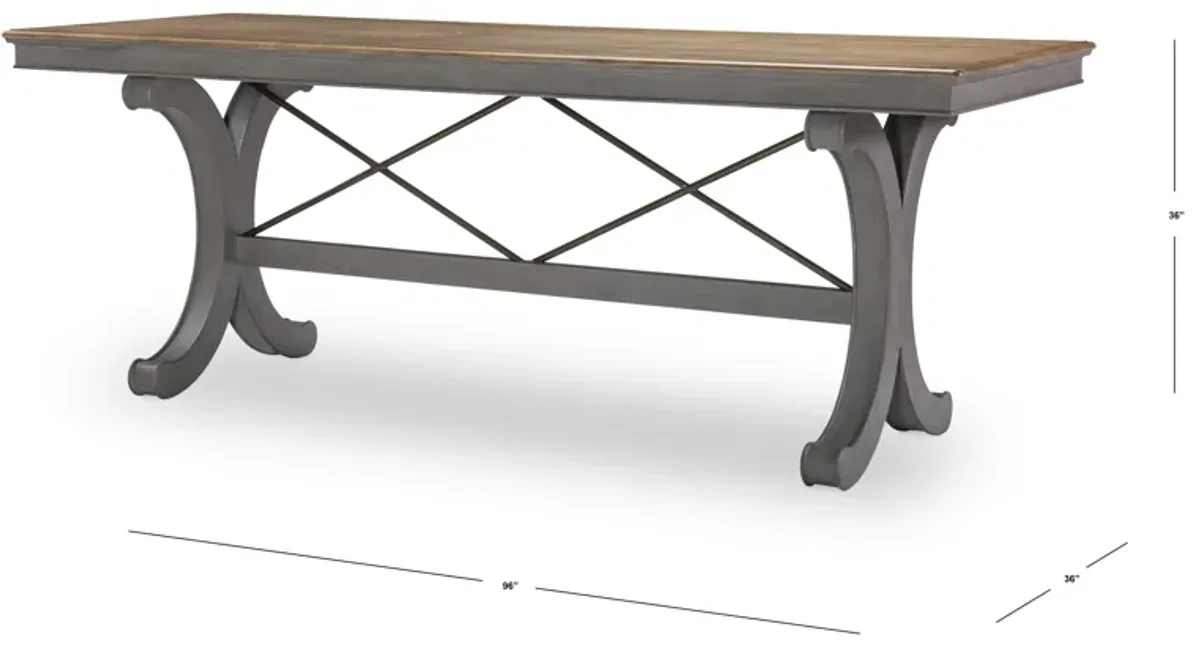 Kingston (Sandalwood Brown + Tweed Gray) Table