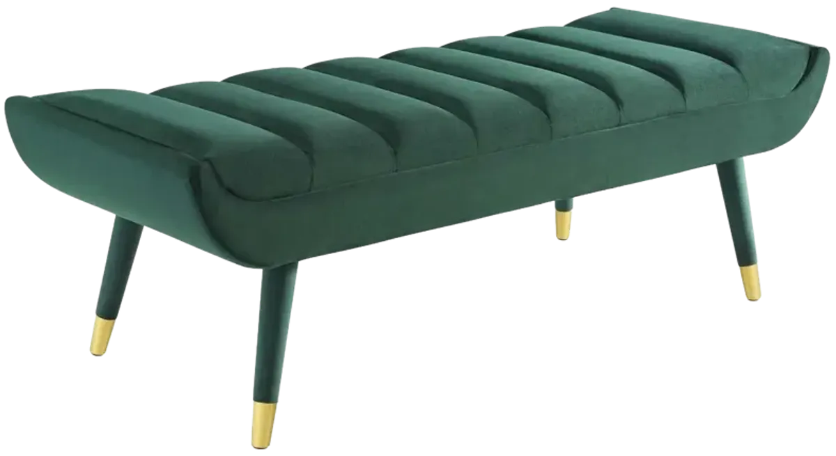 Guess Channel Tufted Accent Bench