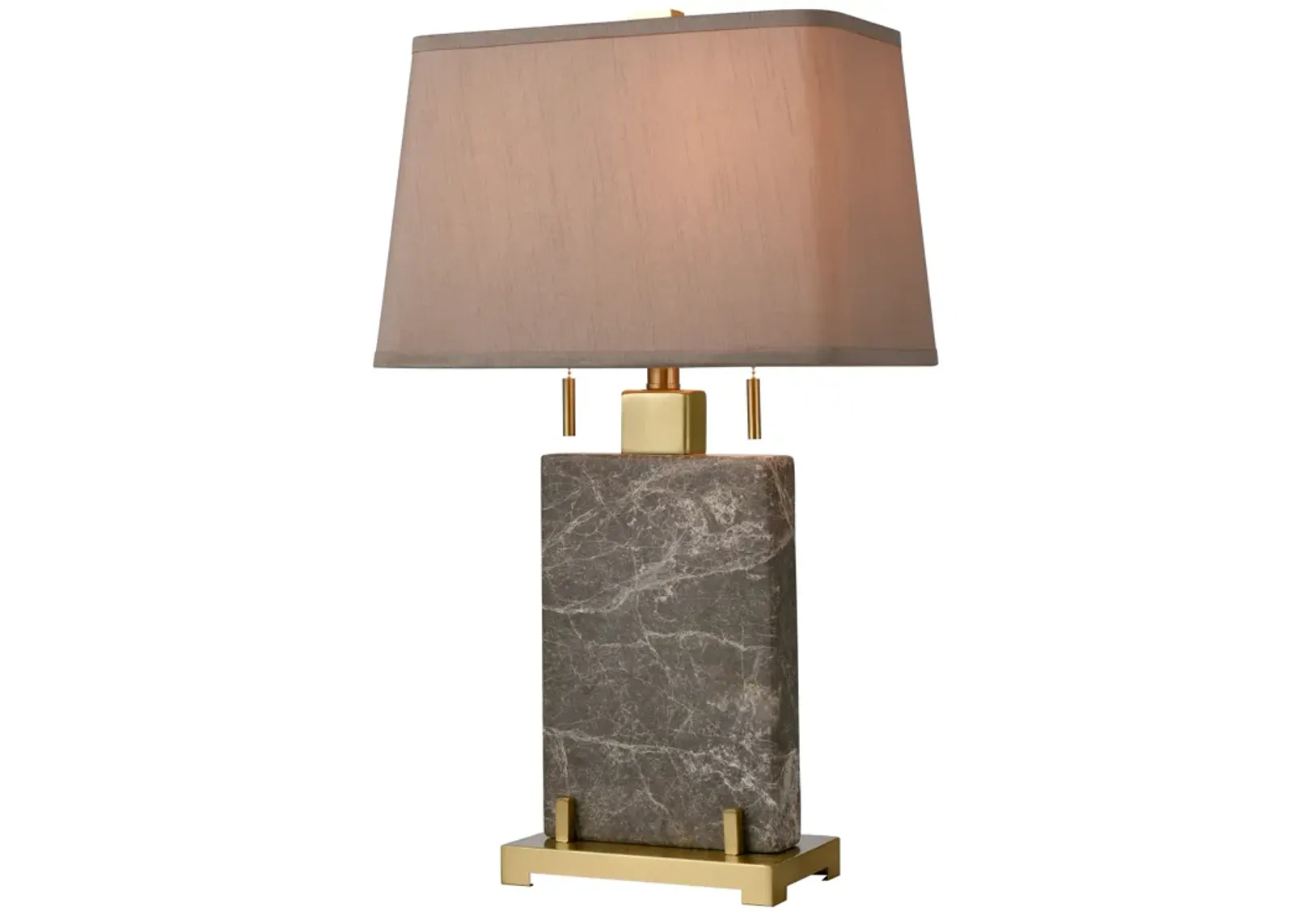 Windsor 27'' High 2-Light Table Lamp - Honey Brass - Includes LED Bulbs