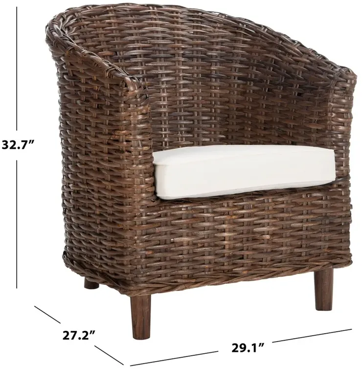 OMNI RATTAN BARREL CHAIR 