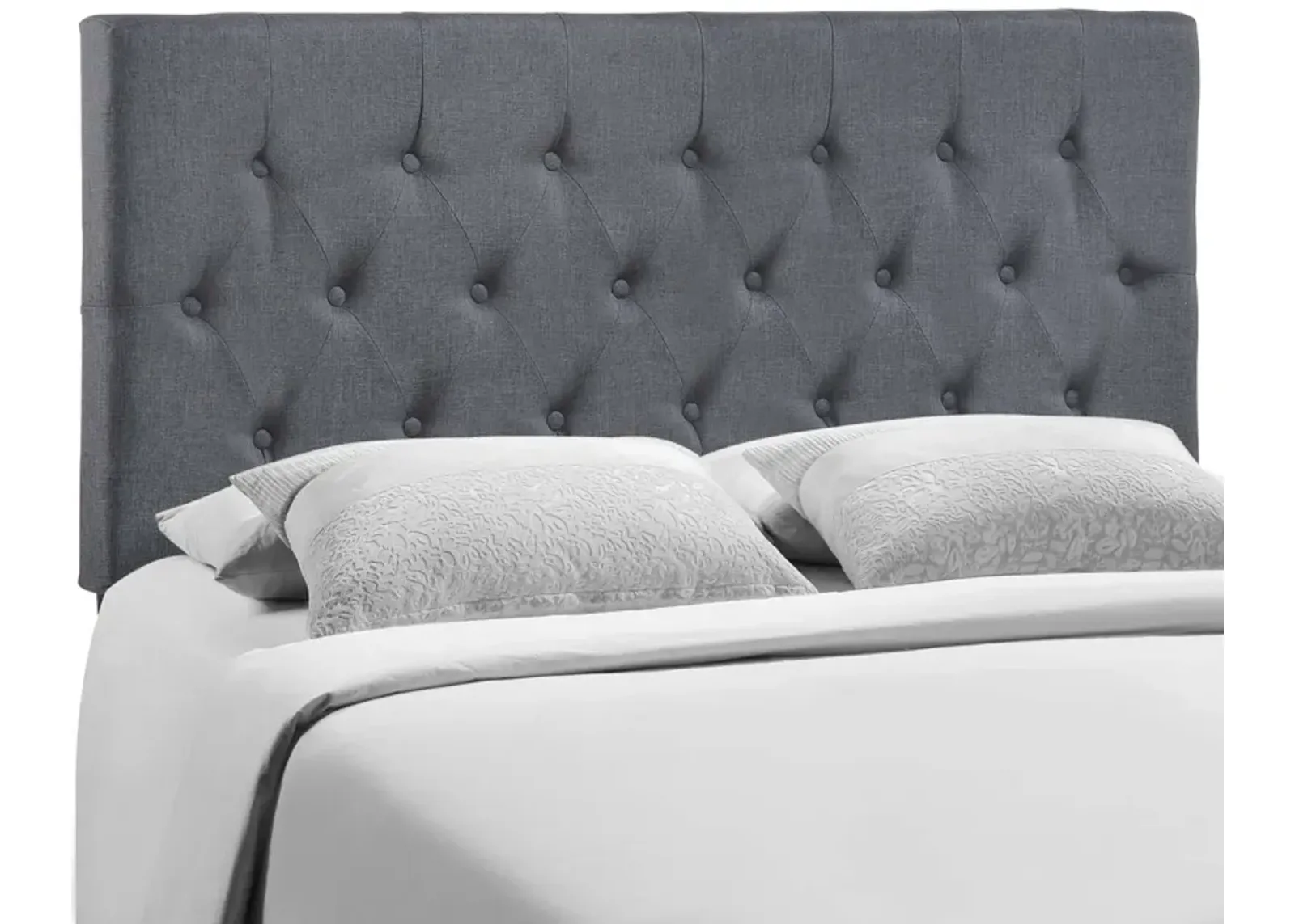 Clique Queen Upholstered Fabric Headboard