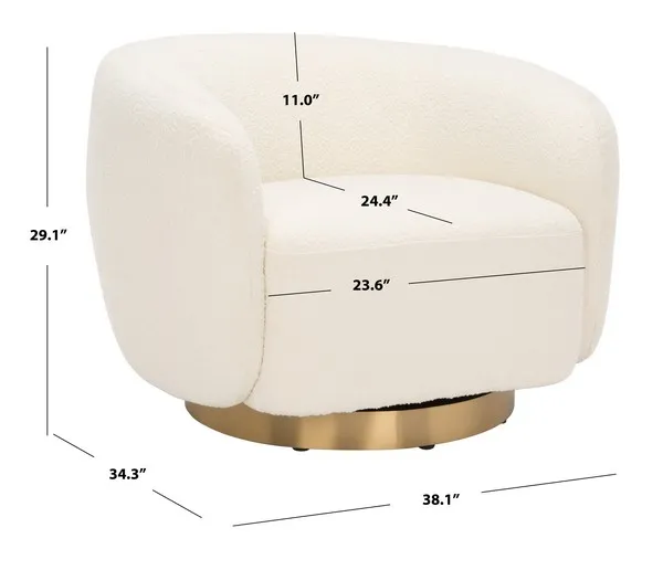 Bernard Swivel Accent Chair