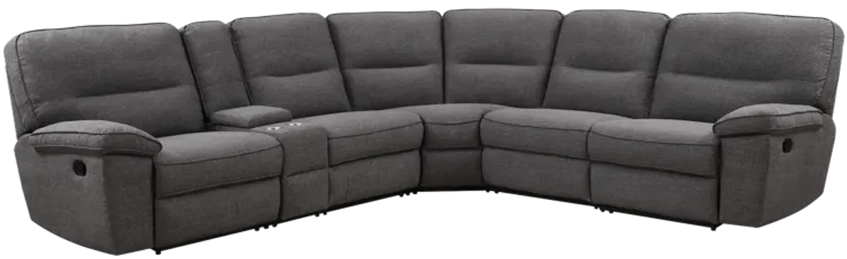 Alberta 6 Piece Modular Reclining Sectional Set