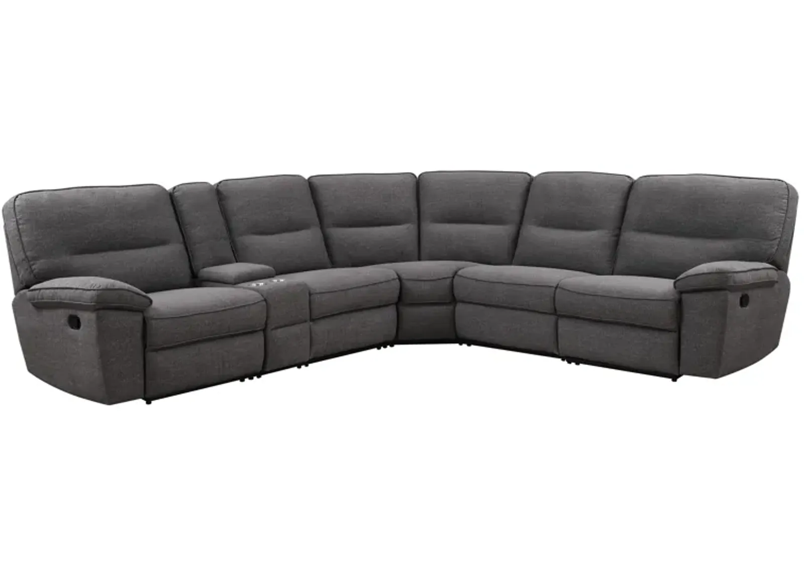 Alberta 6 Piece Modular Reclining Sectional Set