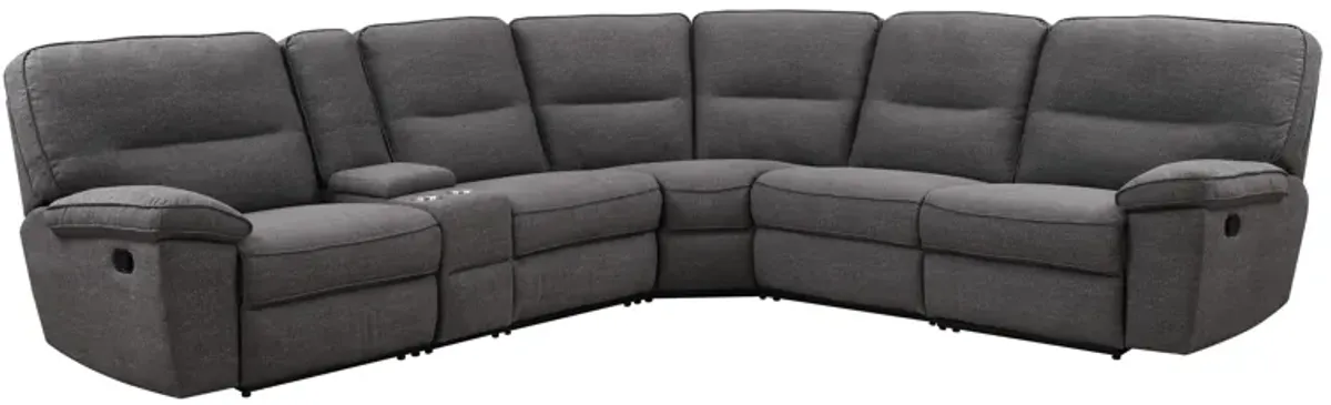 Alberta 6 Piece Modular Reclining Sectional Set