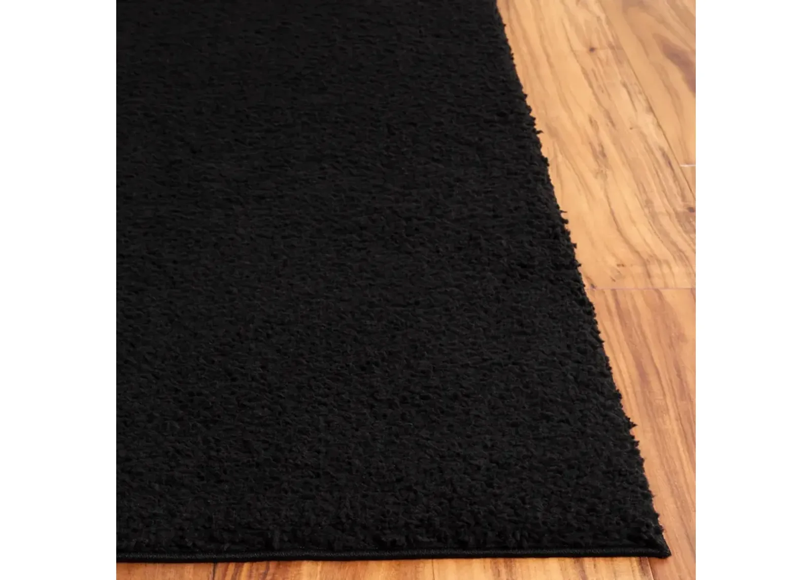 RUMI SHAG 120 BLACK 6'-7' x 6'-7' Square Square Rug