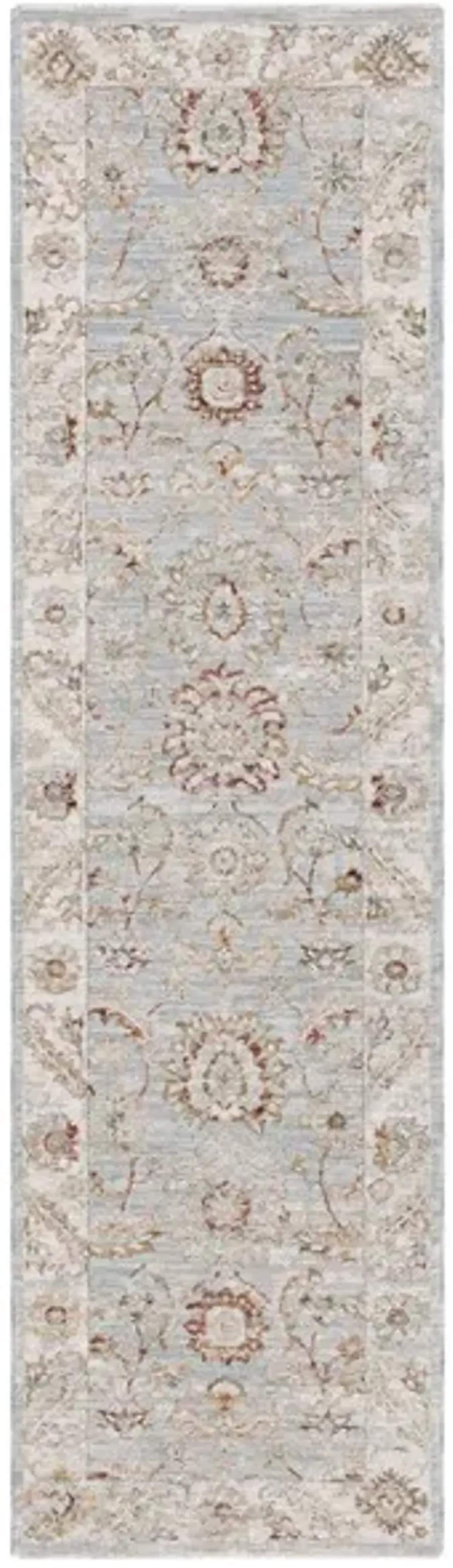 HAMILTON 108 Blue 2'-2' X 8' Runner Rug