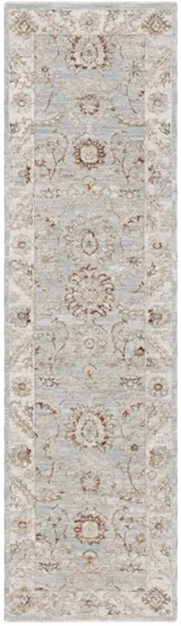 HAMILTON 108 Blue 2'-2' X 8' Runner Rug
