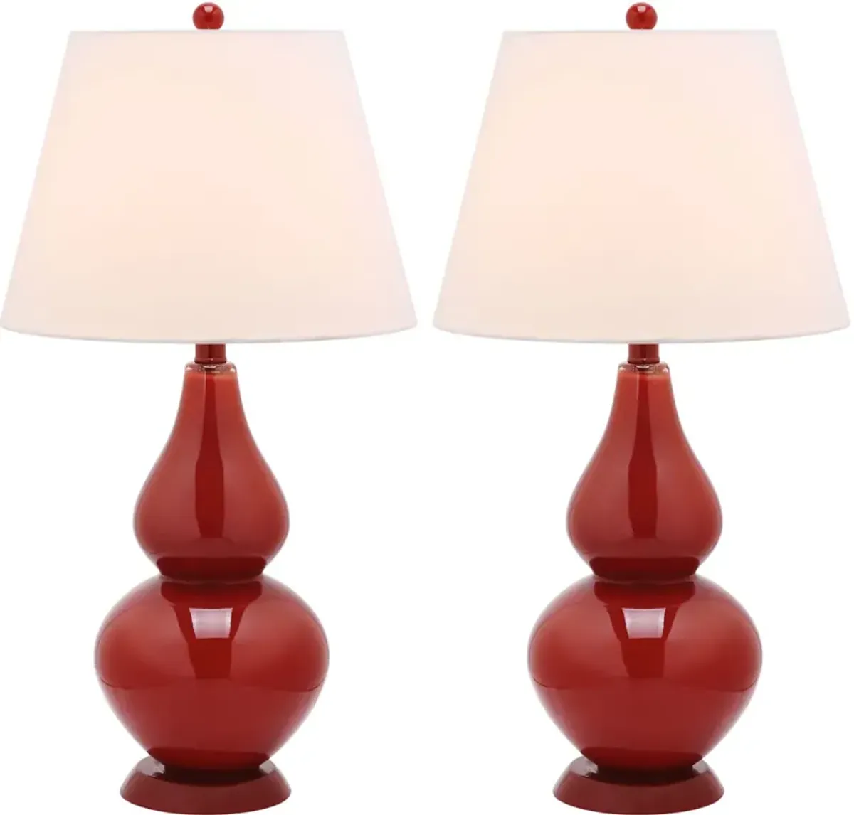 Cybil 26-Inch H Double Gourd Lamp - Set of 2