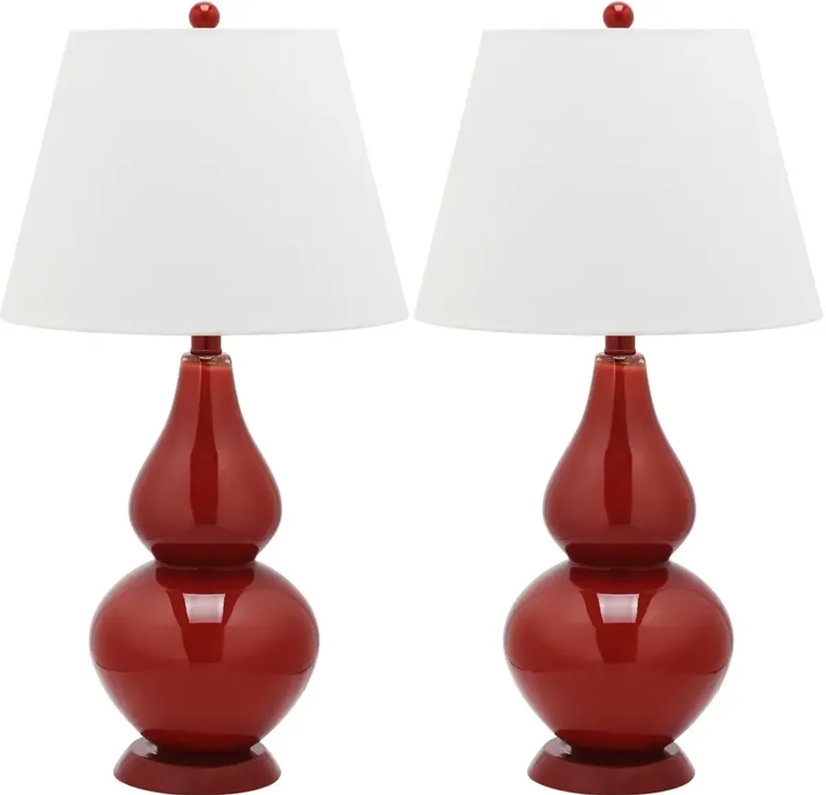 Cybil 26-Inch H Double Gourd Lamp - Set of 2