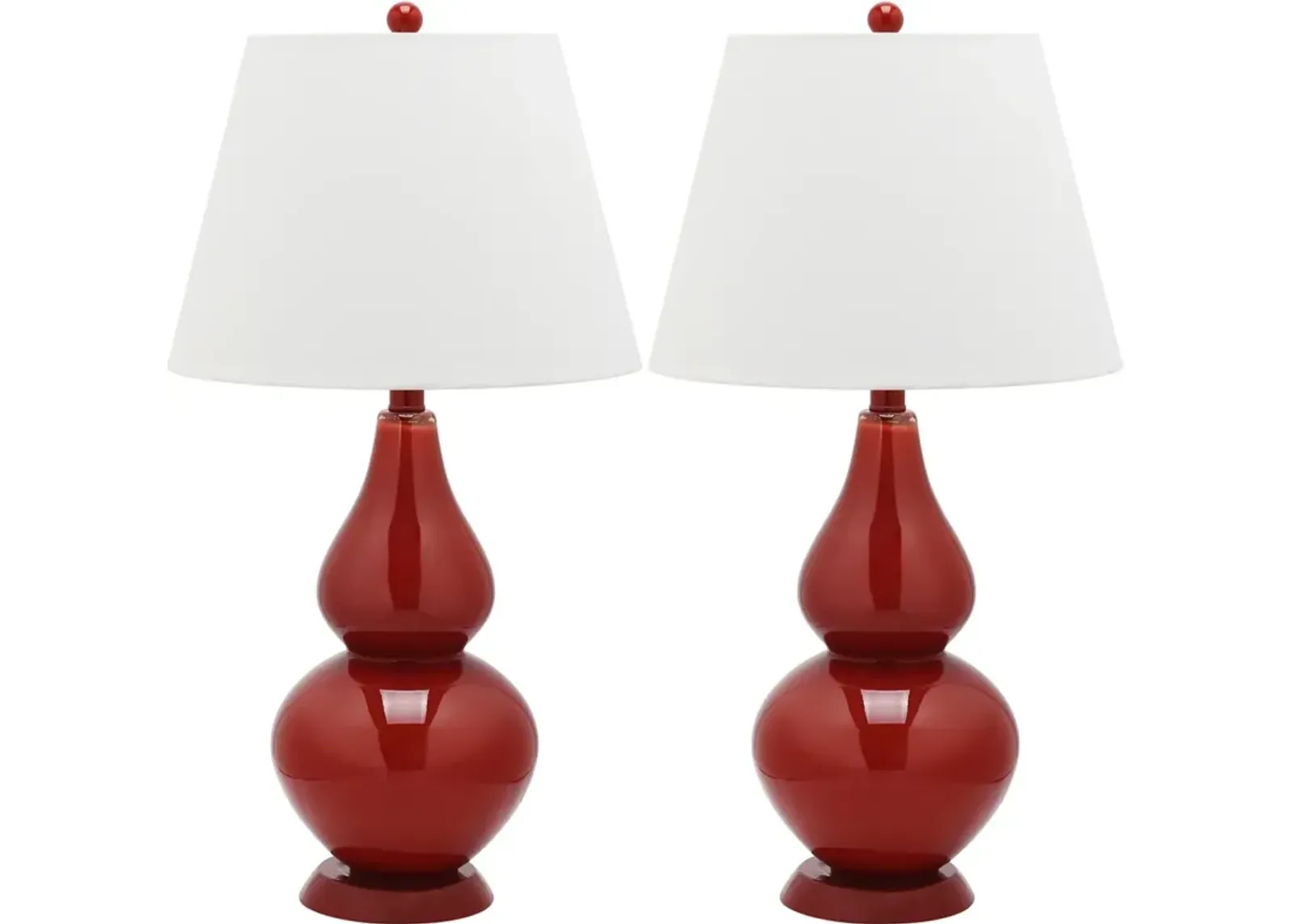 Cybil 26-Inch H Double Gourd Lamp - Set of 2