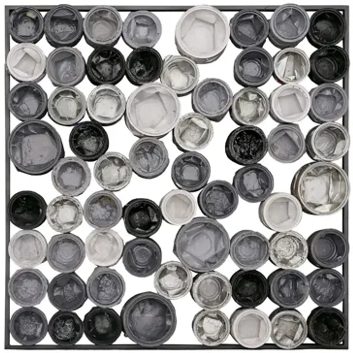 Paint Can Wall Art, Square, Mixed Neutrals