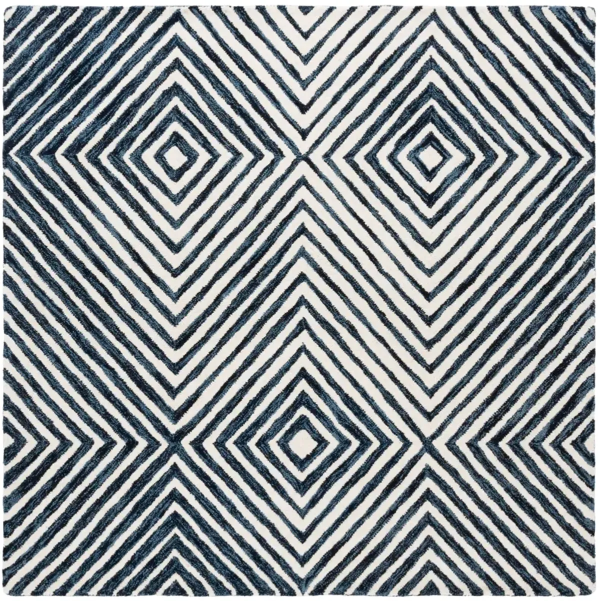 EBONY Hand Tufted 6' x 6' Square area rug