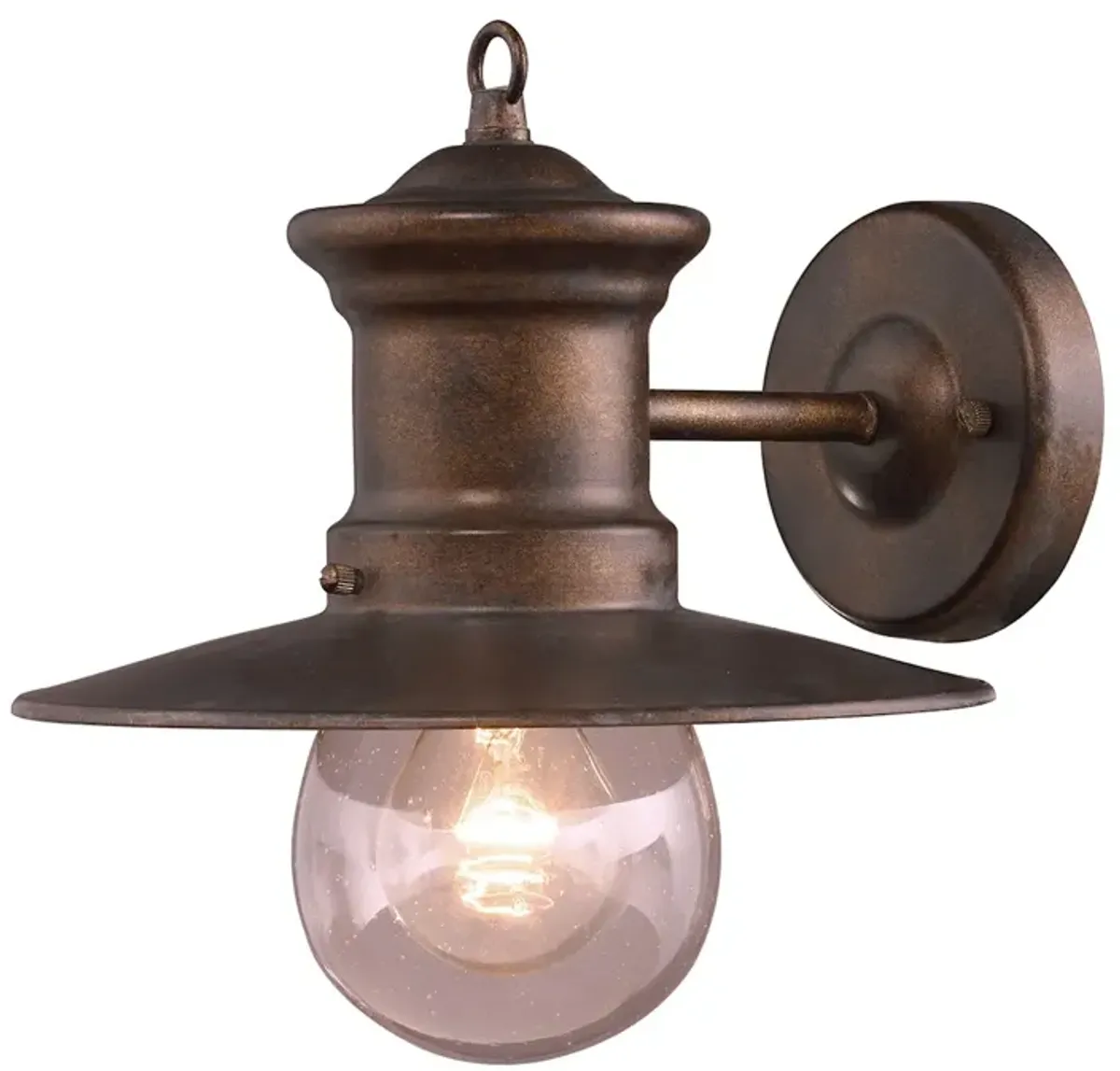 Maritime 10" High 1-Light Outdoor Sconce - Hazelnut Bronze