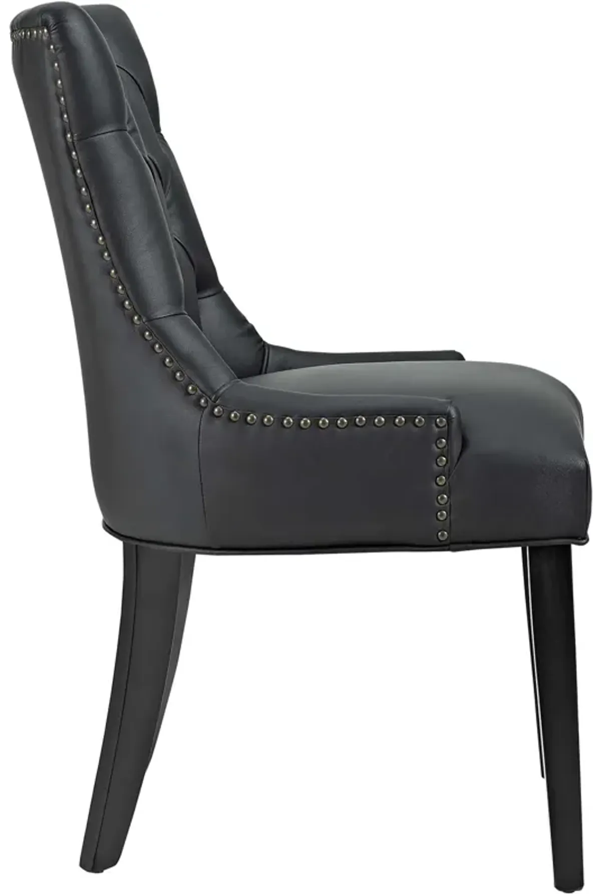 Regent Tufted Faux Leather Dining Chair