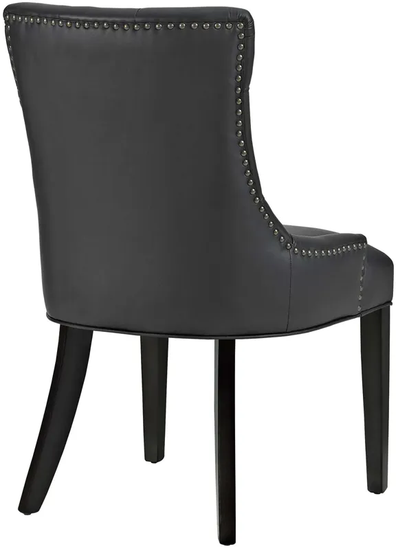 Regent Tufted Faux Leather Dining Chair