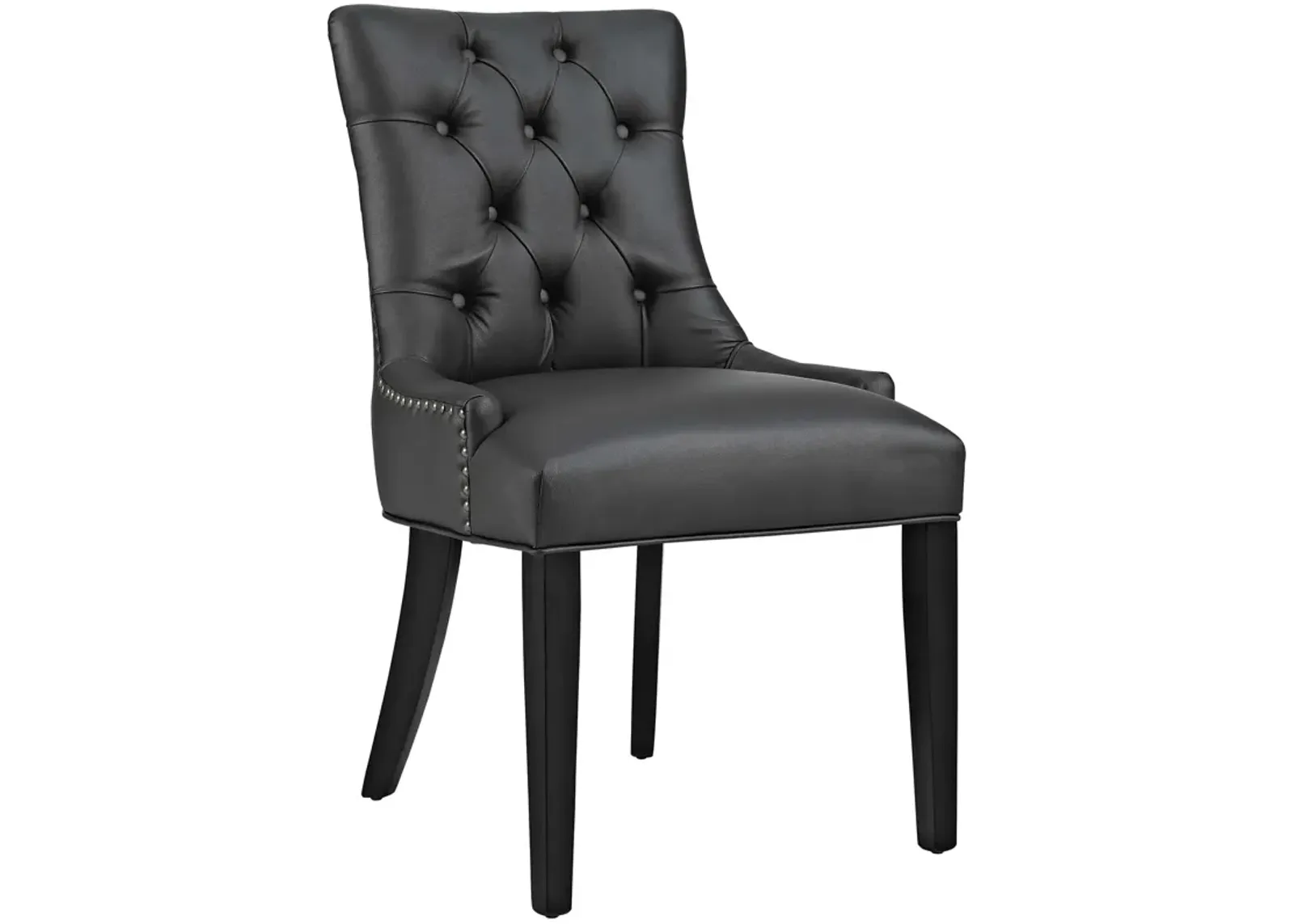 Regent Tufted Faux Leather Dining Chair