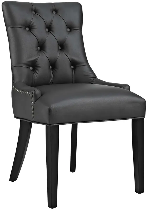 Regent Tufted Faux Leather Dining Chair