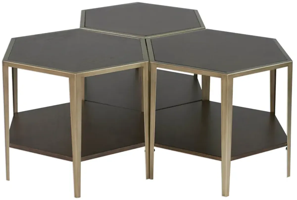 Alicia Geometric Accent Table