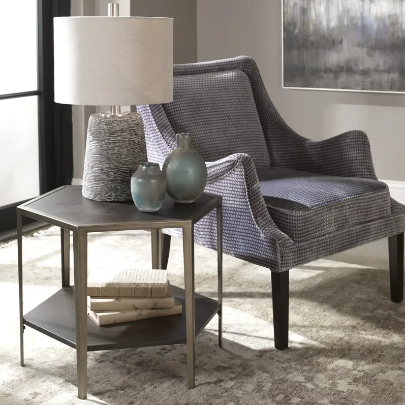 Alicia Geometric Accent Table