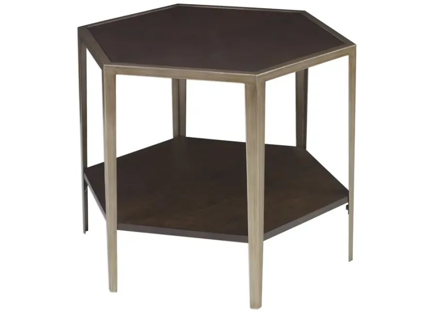 Alicia Geometric Accent Table