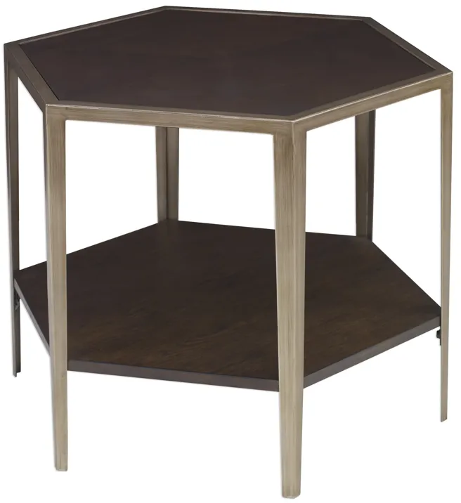 Alicia Geometric Accent Table