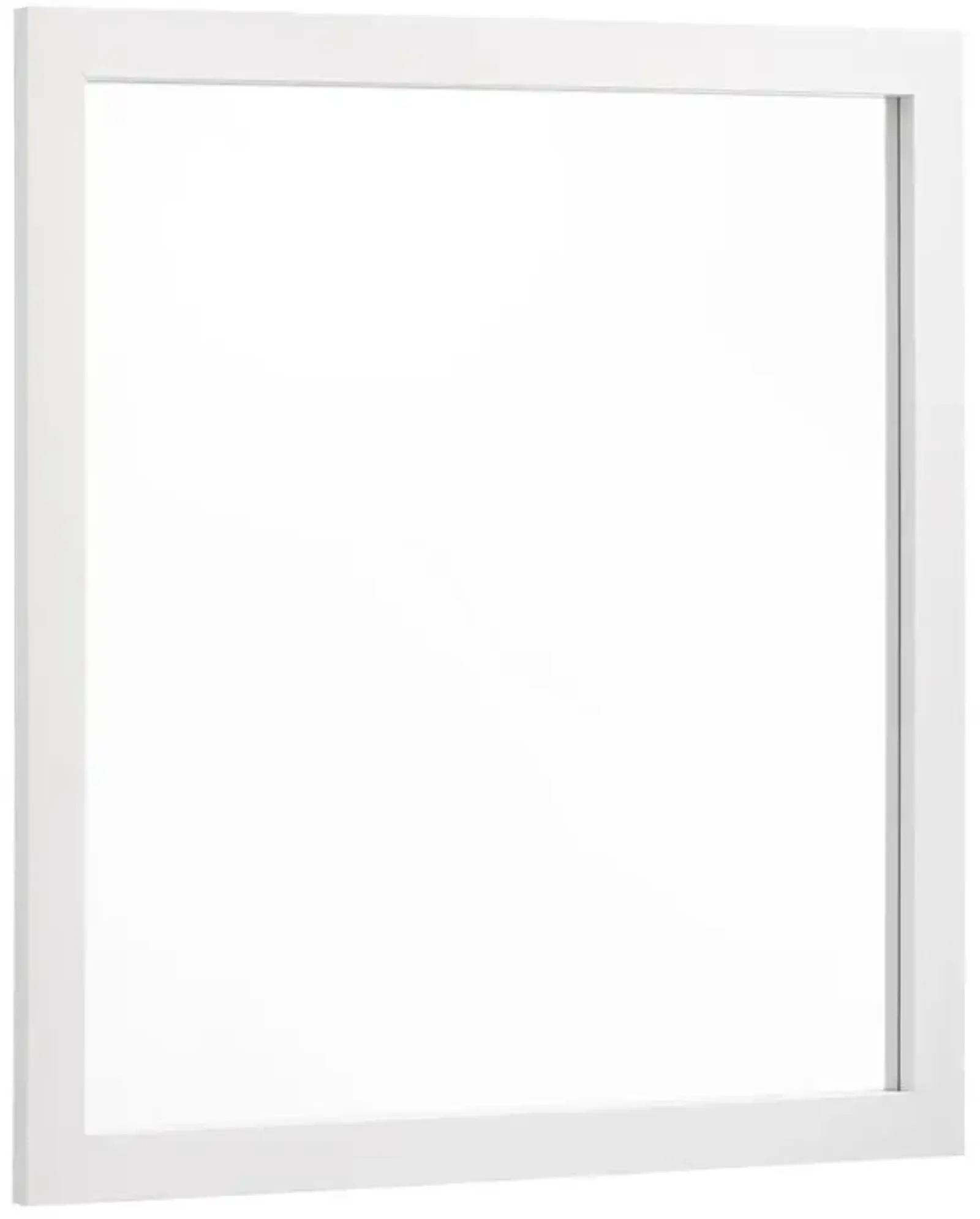 Kendall Square Dresser Mirror White