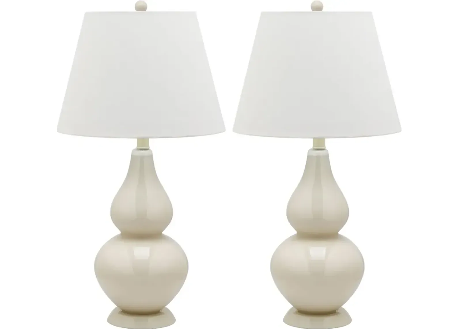 Cybil 26-Inch H Double Gourd Lamp - Set of 2