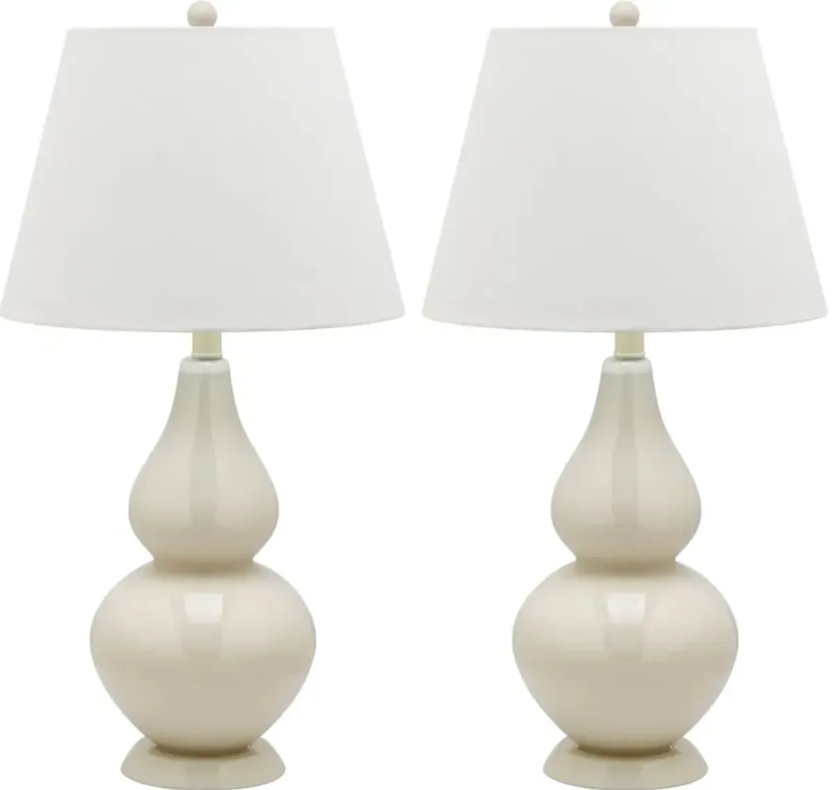 Cybil 26-Inch H Double Gourd Lamp - Set of 2