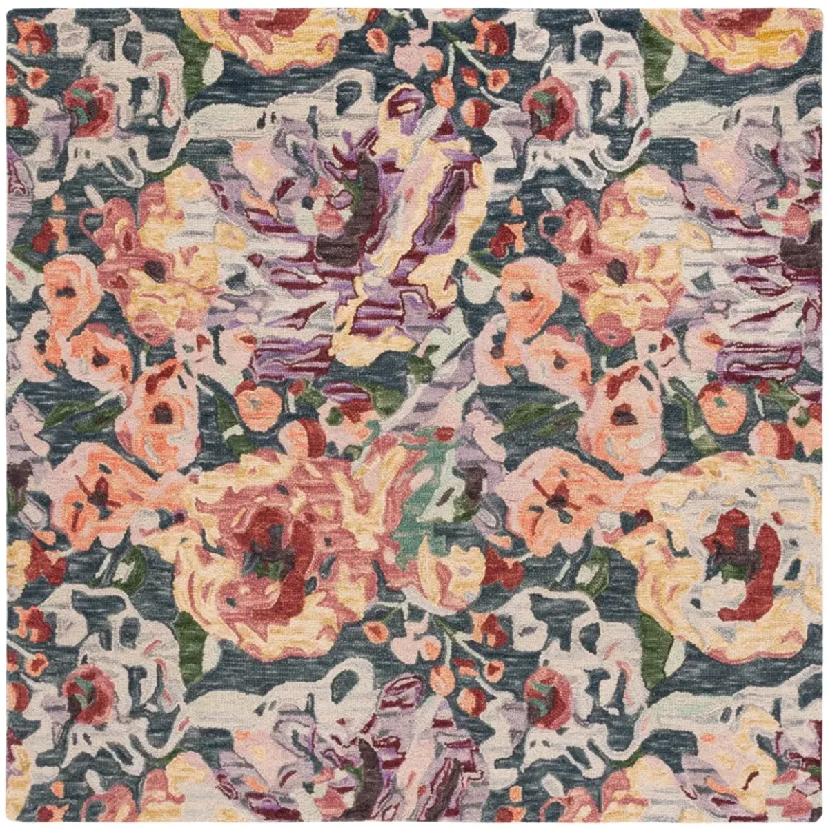 BLOSSOM Hand Tufted 6' x 6' Square area rug