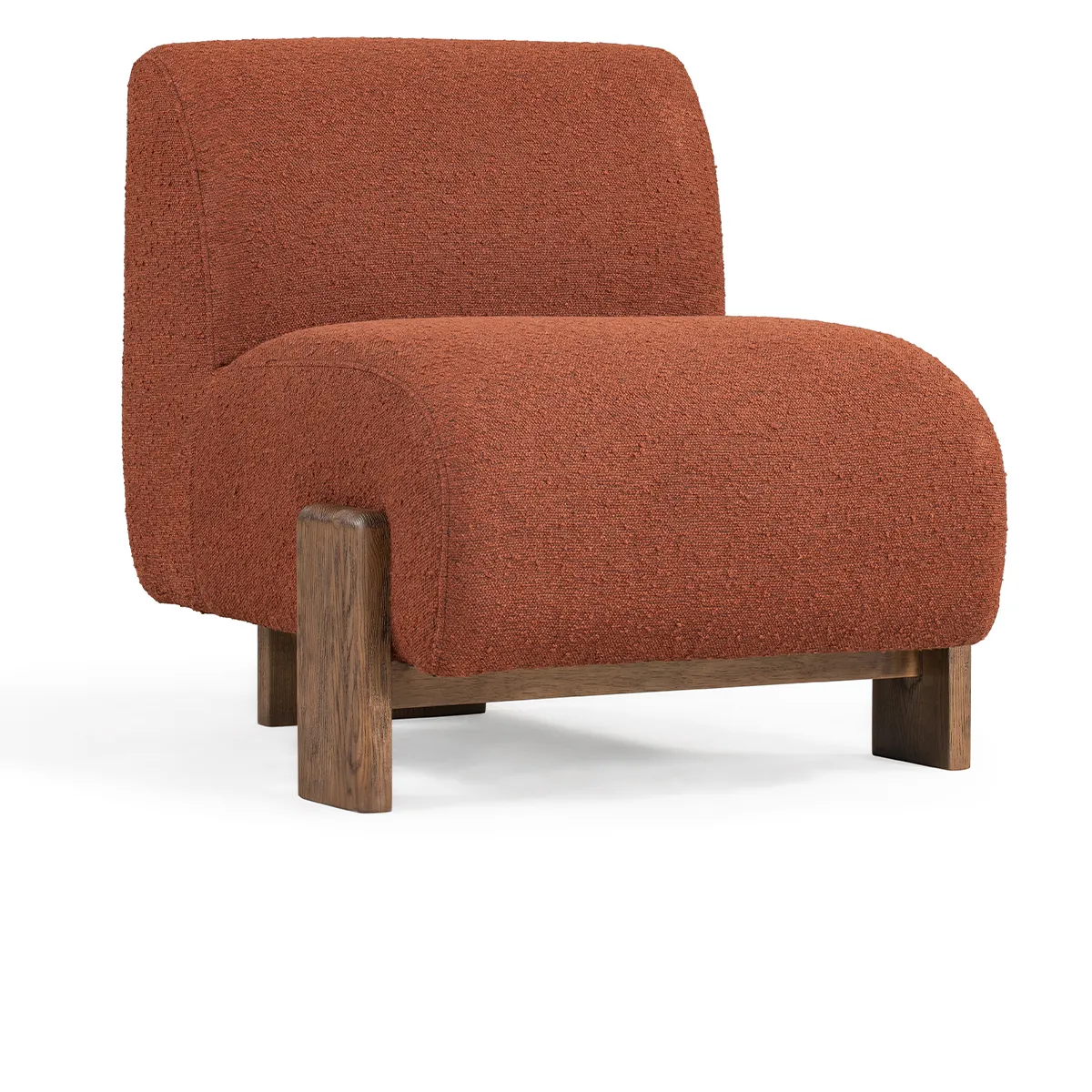 Chelsea Accent Chair in Rust