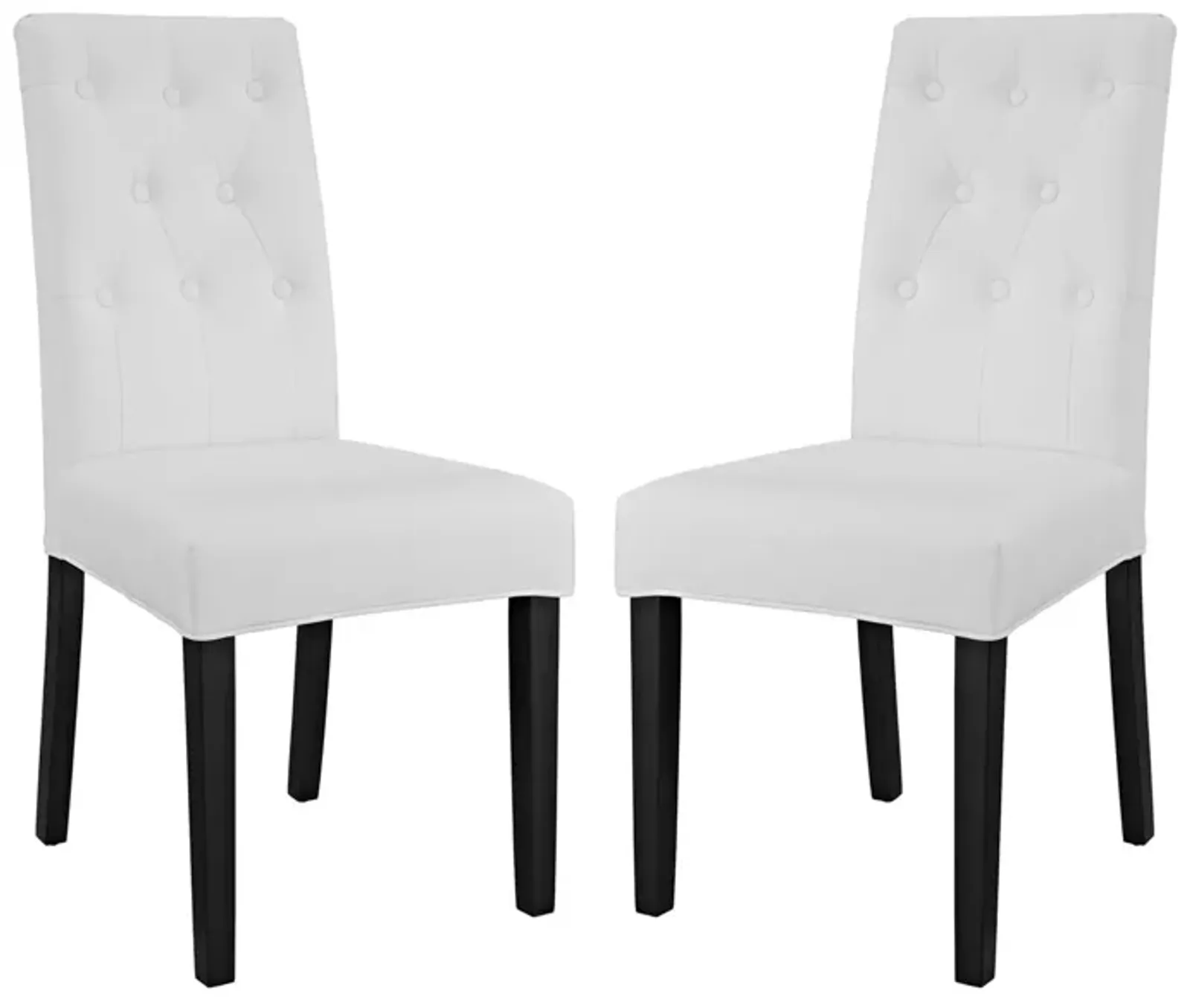 Confer Dining Side Chair Vinyl Set of 2