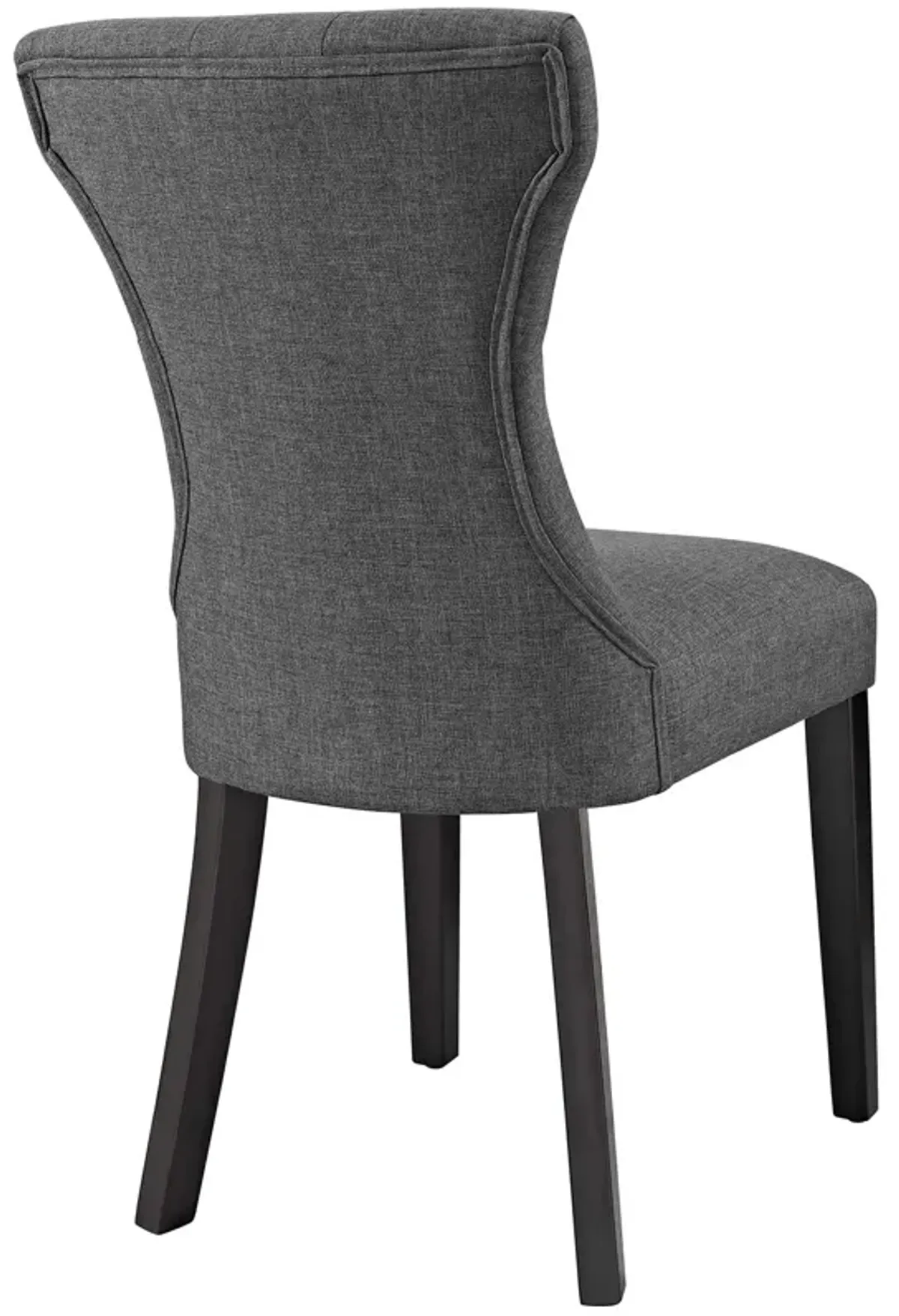 Silhouette Dining Side Chairs Upholstered Fabric Set of 2