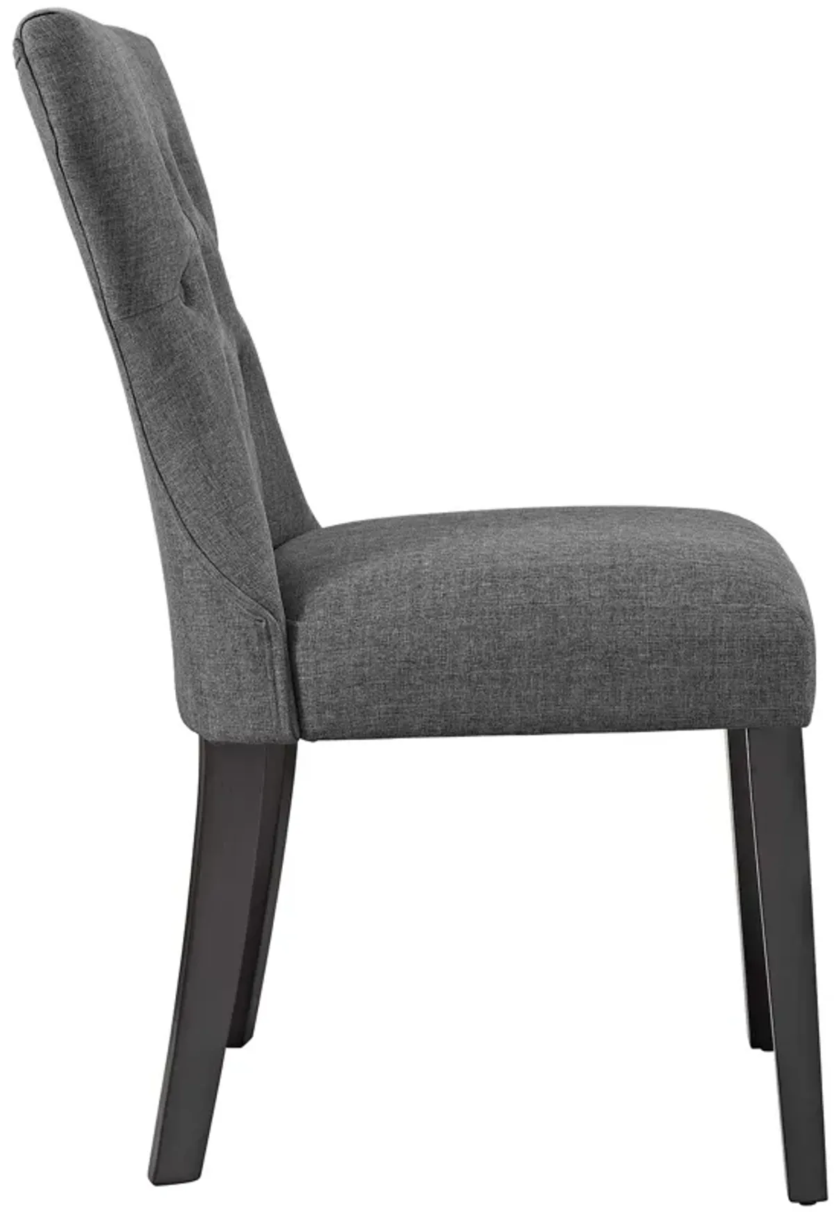 Silhouette Dining Side Chairs Upholstered Fabric Set of 2